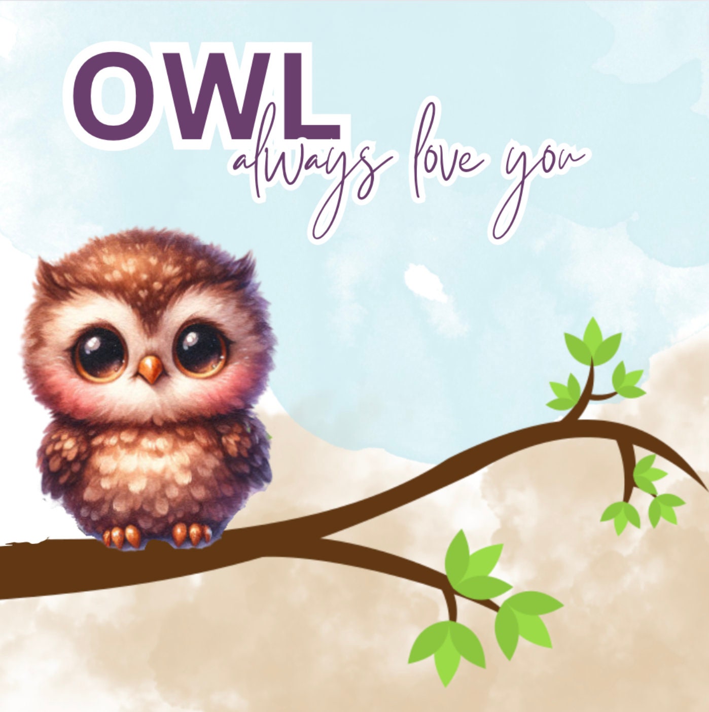 Adorable SVG Owl Sticker Design - Perfect for Wall Art, Mugs & More!