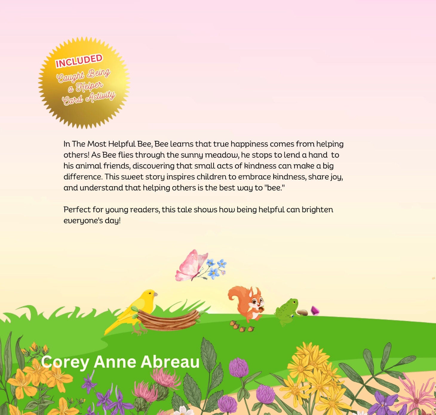 Bee a Helper Ebook: Children's Book About Kindness