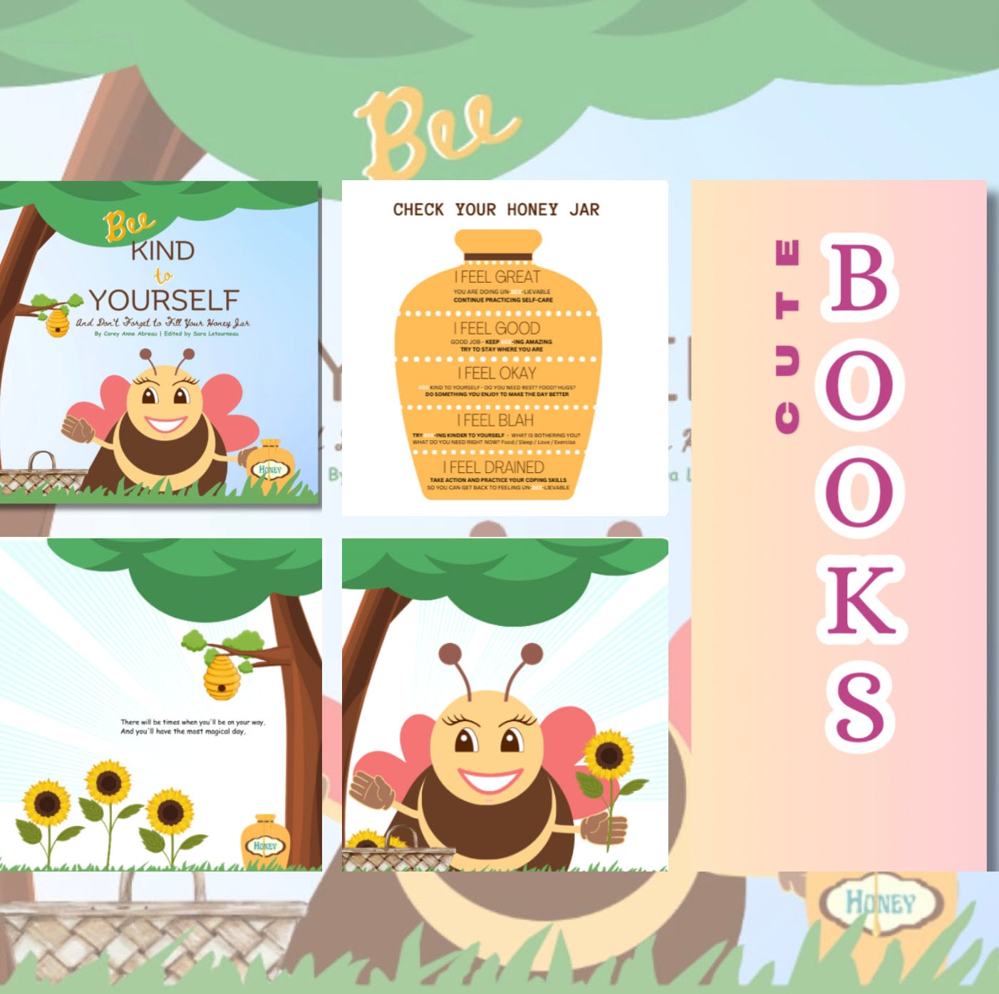 Kindness Ebook for Kids: Bee-Themed Activities & Emotions Guide (Digital Download)