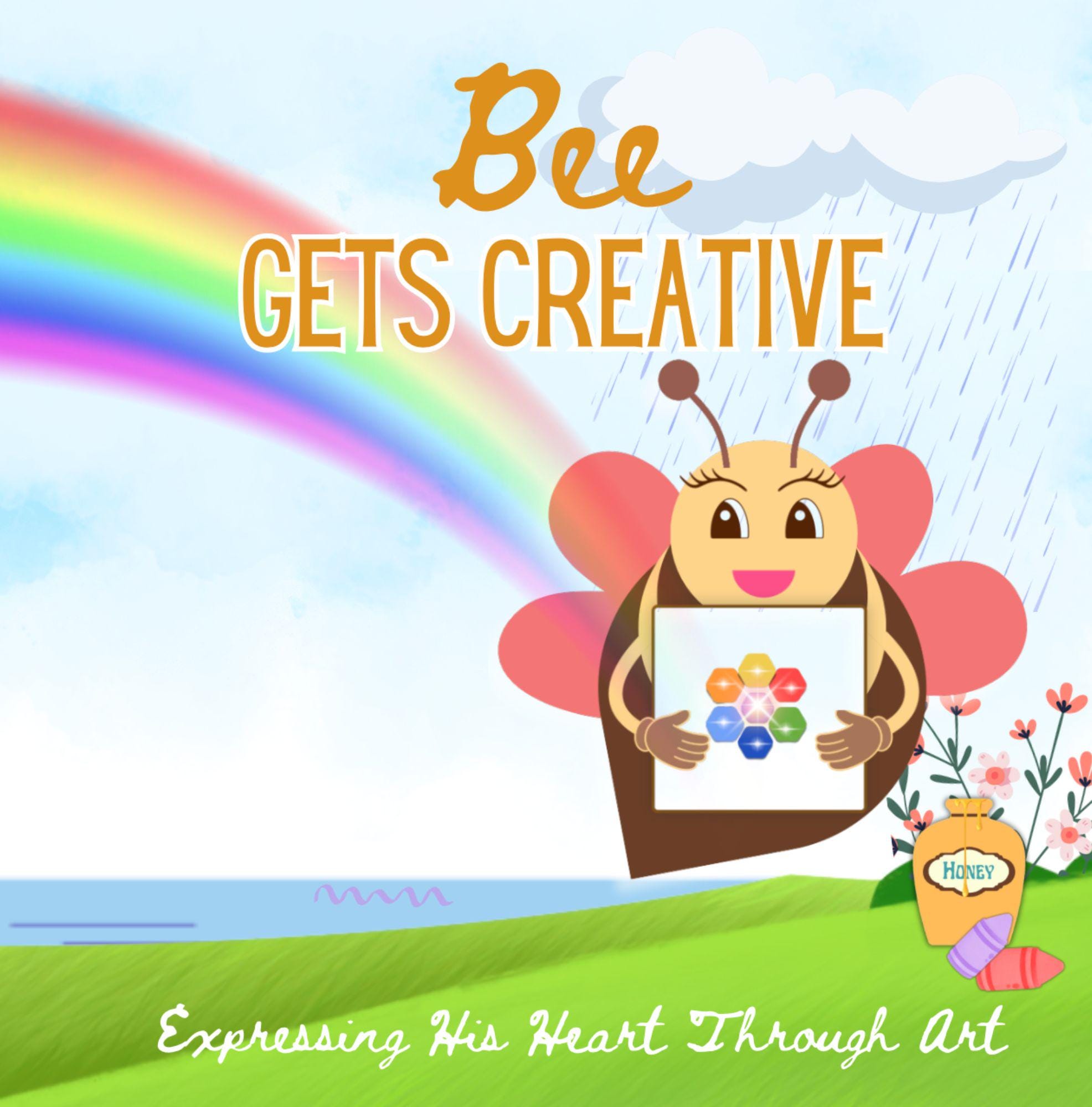 Bee Gets Creative Ebook: Kids Art & Drawing Storybook (Digital Download)