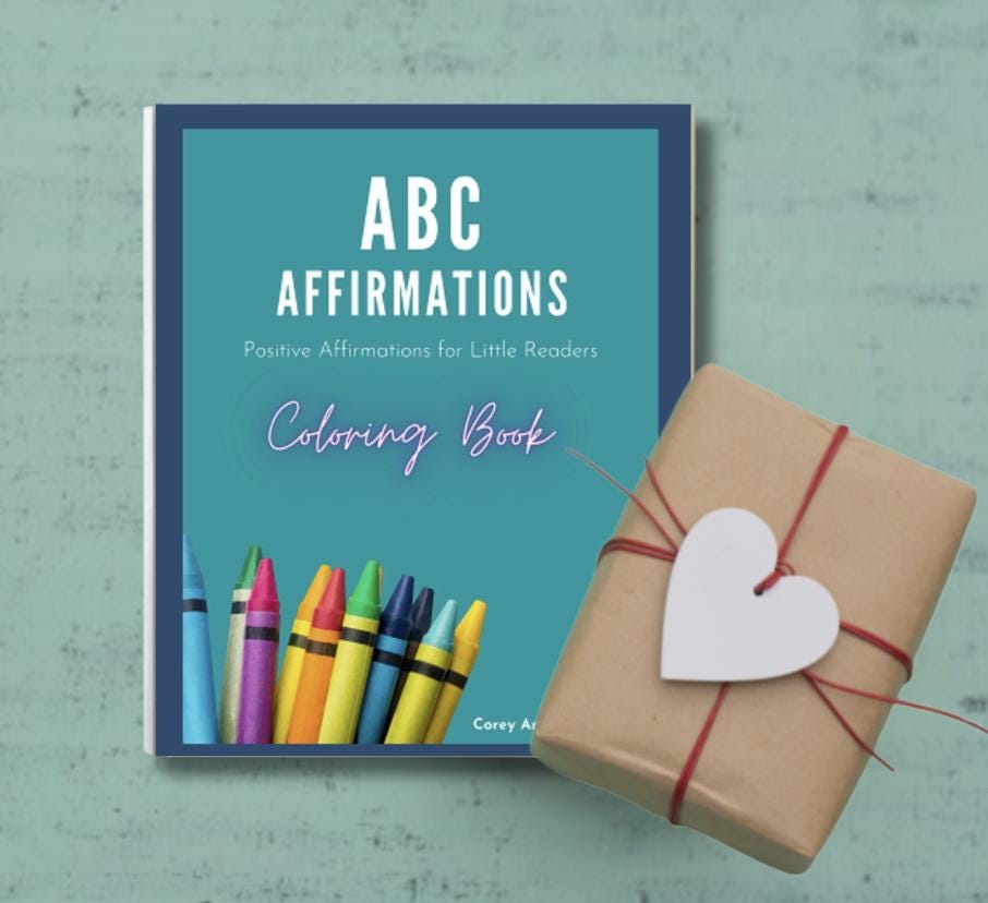 Birthday Gift for Kids ABC Positive Affirmations Coloring Book: Fun Kids Digital Ebook