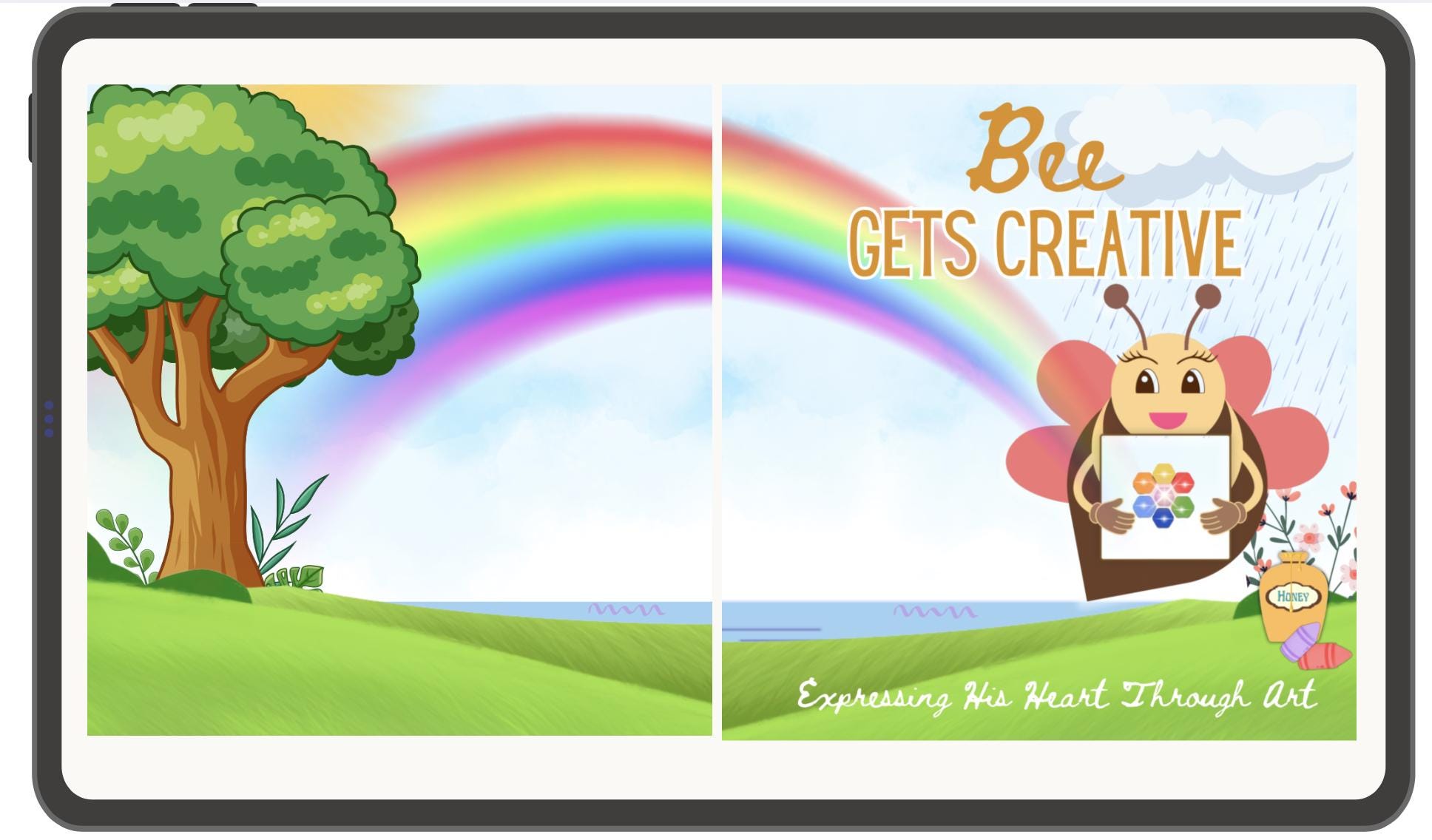 Bee Gets Creative Ebook: Kids Art & Drawing Storybook (Digital Download)
