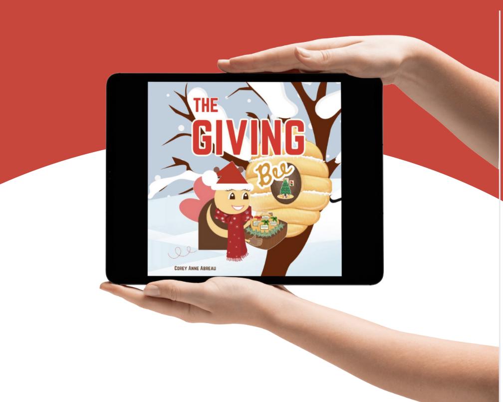 Children's Story The Giving Bee: Holiday Ebook for Kids Instant Download