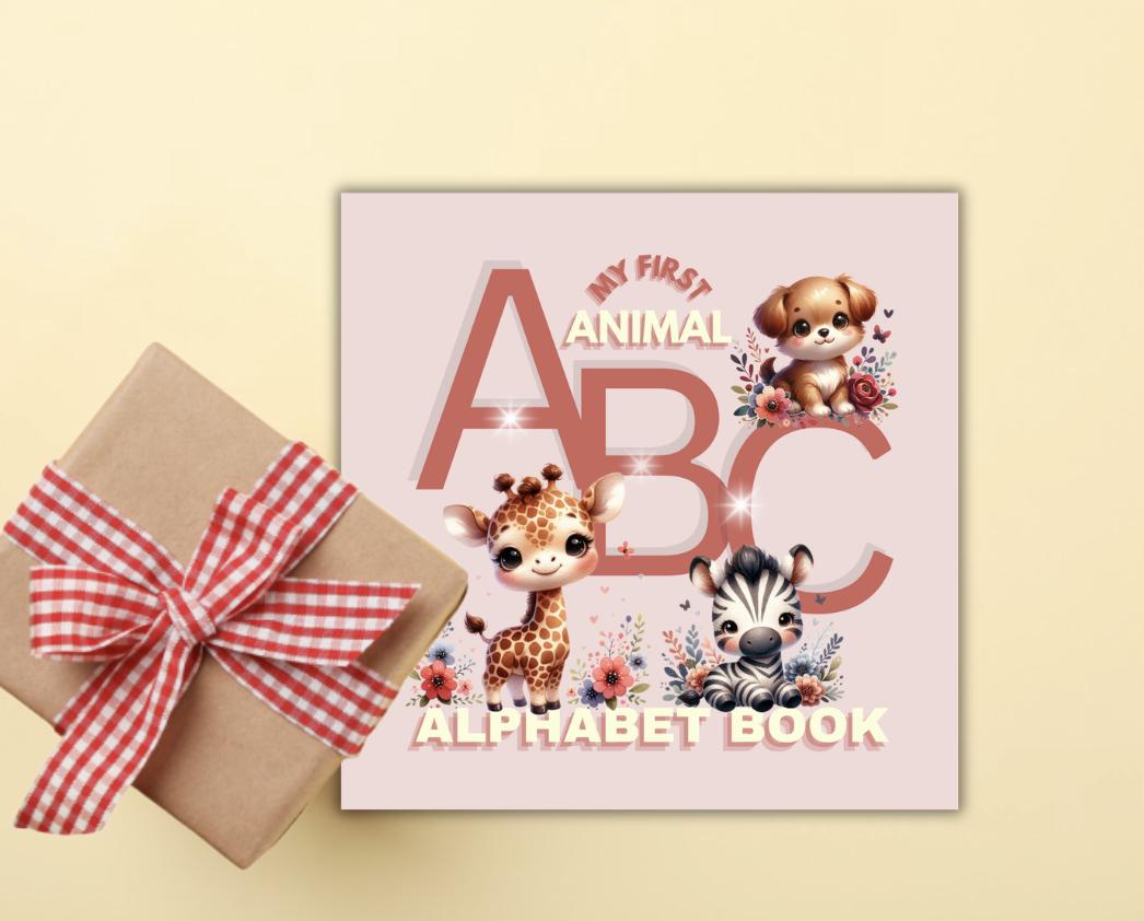 Interactive ABC Animal Alphabet Book for Toddlers (Digital Download)