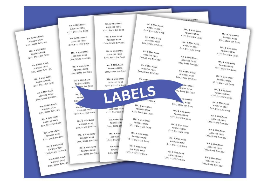 Editable Kids Party Labels | Birthday Favor Name Tags (Canva Template, Instant Download)