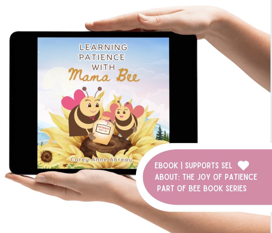Patience Ebook for Kids: Mama Bee Storybook with Activities