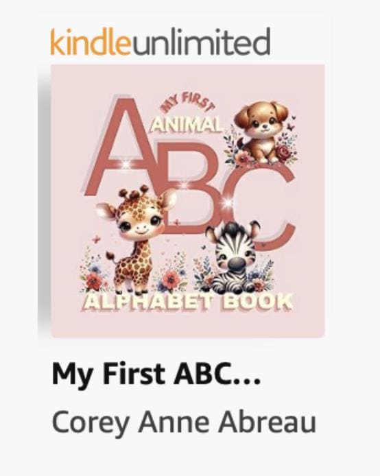 Interactive ABC Animal Alphabet Book for Toddlers (Digital Download)