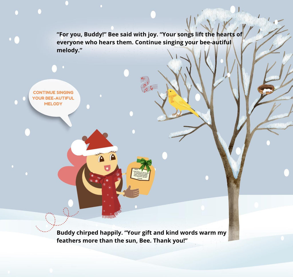 Children's Story The Giving Bee: Holiday Ebook for Kids Instant Download