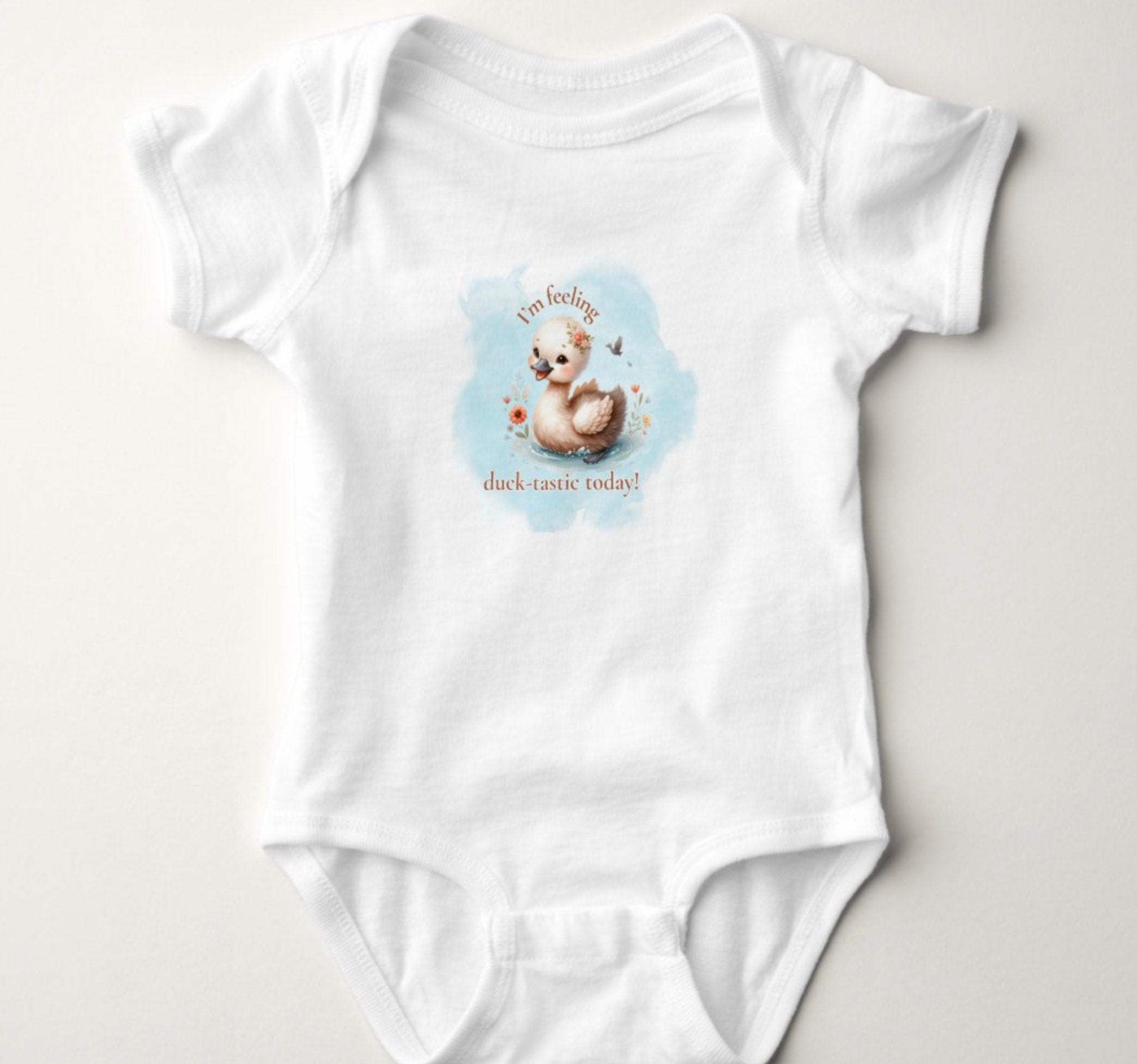 Baby Duck Sticker Design: Customizable Kids Room Decor (Instant Download, PNG/PDF Files)
