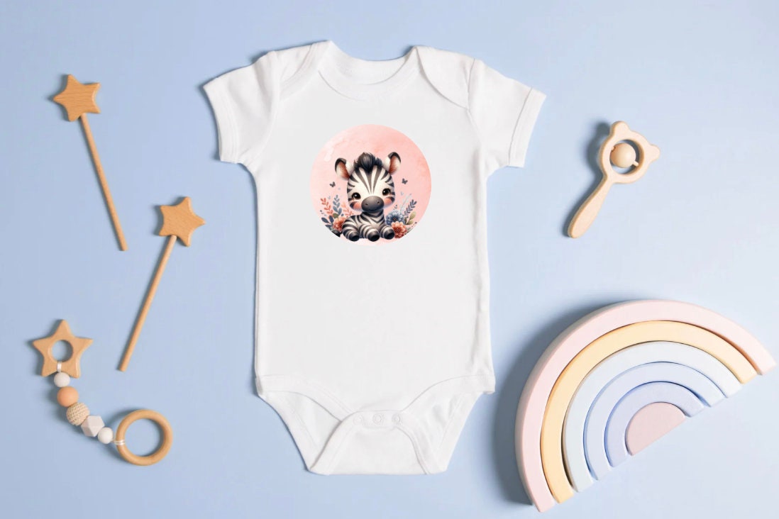 Baby Zebra Sticker for Kids Room, Nursery Decor Set: Printable Stickers (Downloadable File)