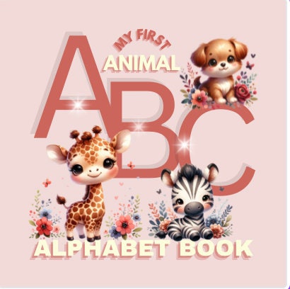 Interactive ABC Animal Alphabet Book for Toddlers (Digital Download)