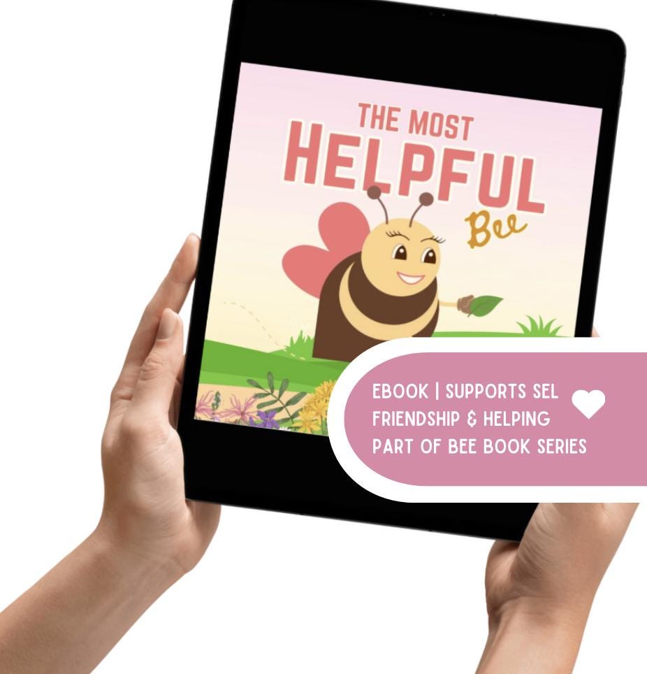 Bee a Helper Ebook: Children's Book About Kindness