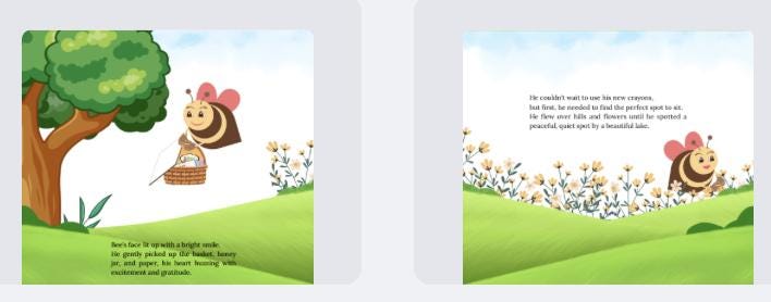 Bee Gets Creative Ebook: Kids Art & Drawing Storybook (Digital Download)