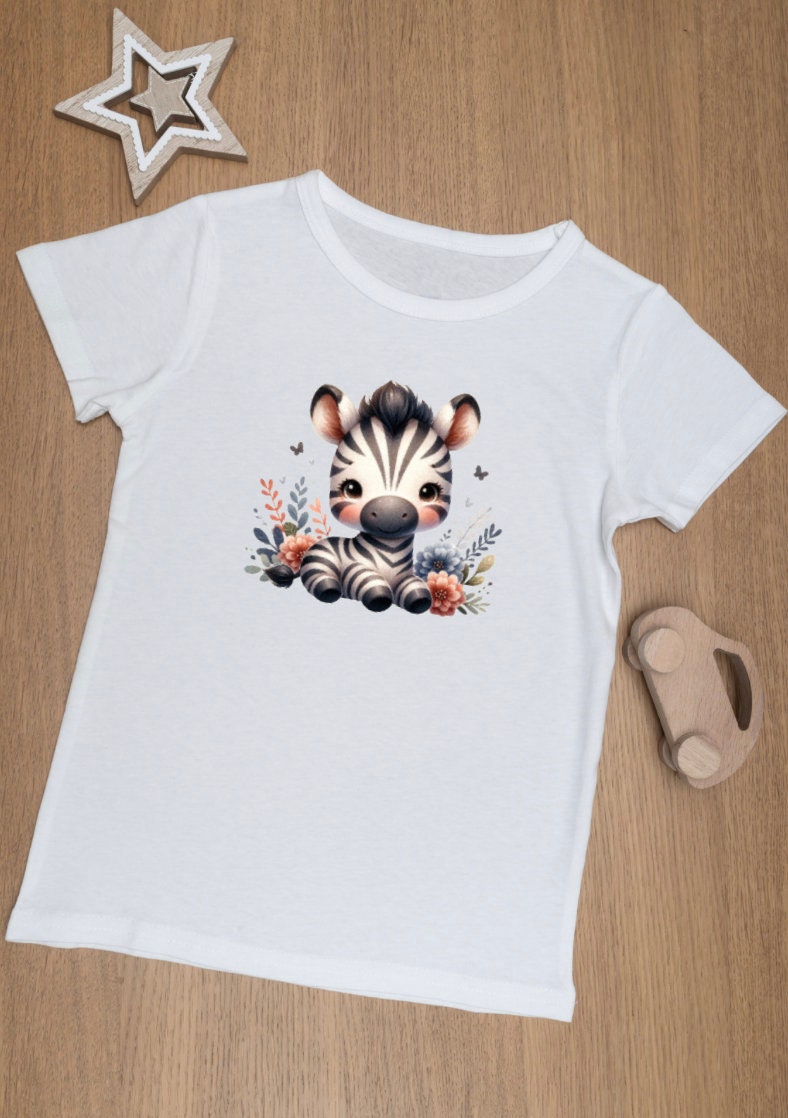 Baby Zebra Sticker for Kids Room, Nursery Decor Set: Printable Stickers (Downloadable File)