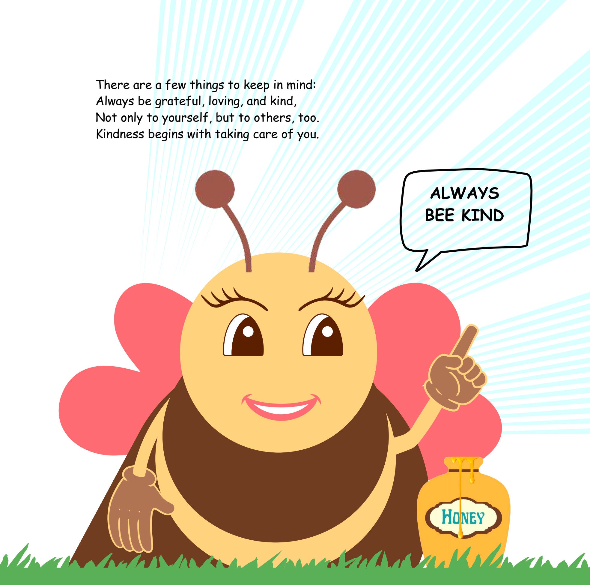 Kindness Ebook for Kids: Bee-Themed Activities & Emotions Guide (Digital Download)