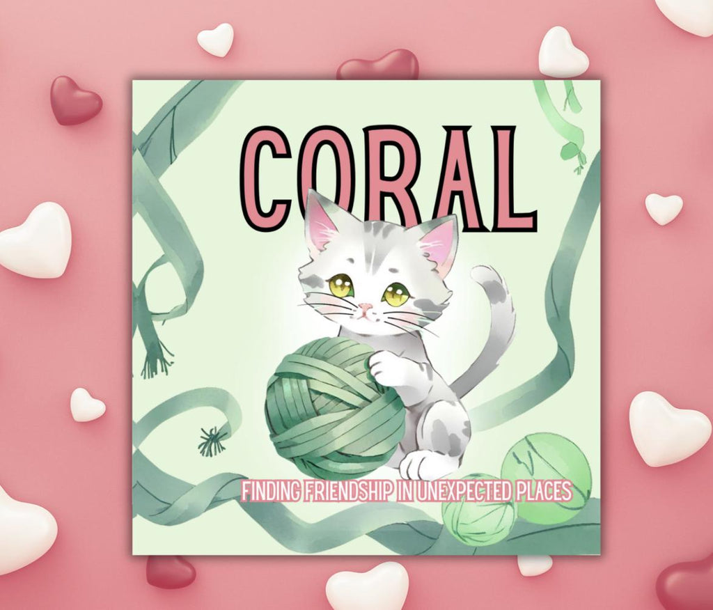 Cat Friendship Storybook Ebook Version: Coral the Kitten Ebook Printable PDF
