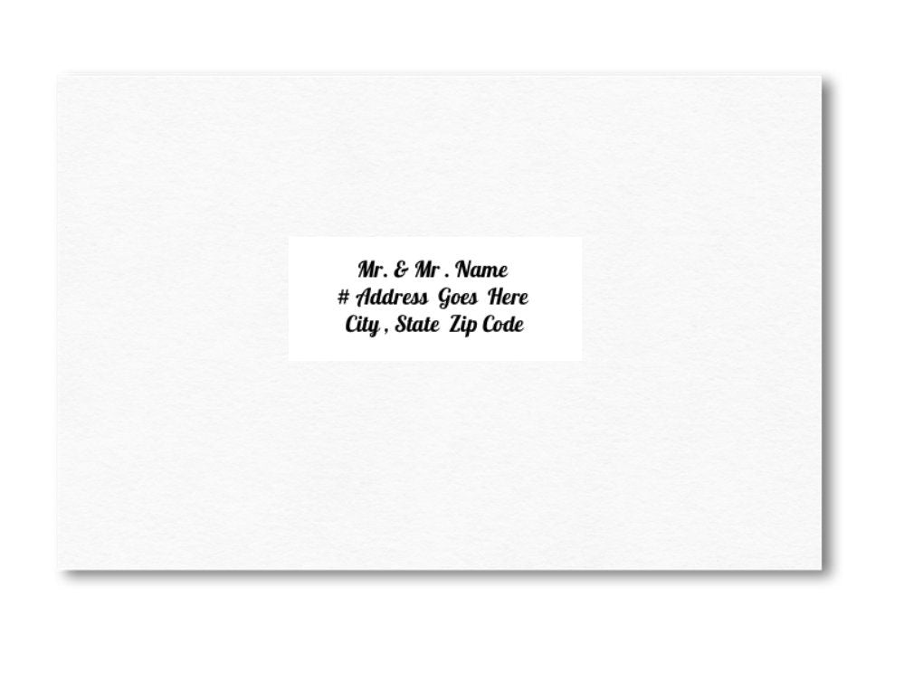 Fancy Party Labels | Customizable Return Address Labels (Instant Download)