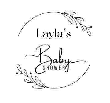Personalized Baby Shower Stickers: Printable Label Template (Digital Download)