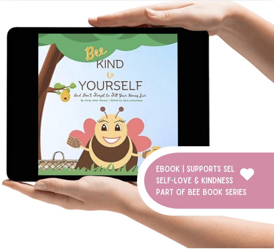 Kindness Ebook for Kids: Bee-Themed Activities & Emotions Guide (Digital Download)