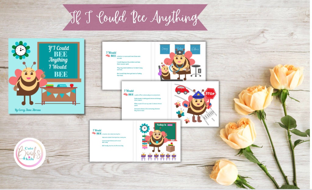 Ebook for Kids Career Exploration Ebook: If I Could Bee Anything (Digital Download)