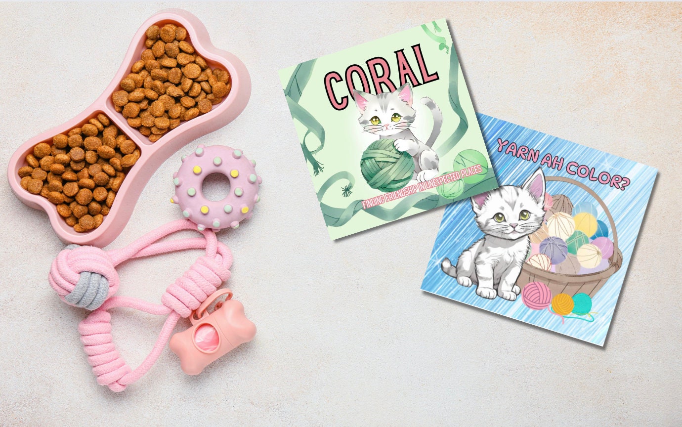 Cat Friendship Storybook Ebook Version: Coral the Kitten Ebook Printable PDF