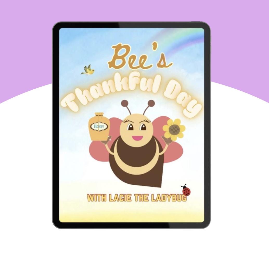 Bee's Thankful Day: Rhyming Christian Ebook for Kids (Digital Download)