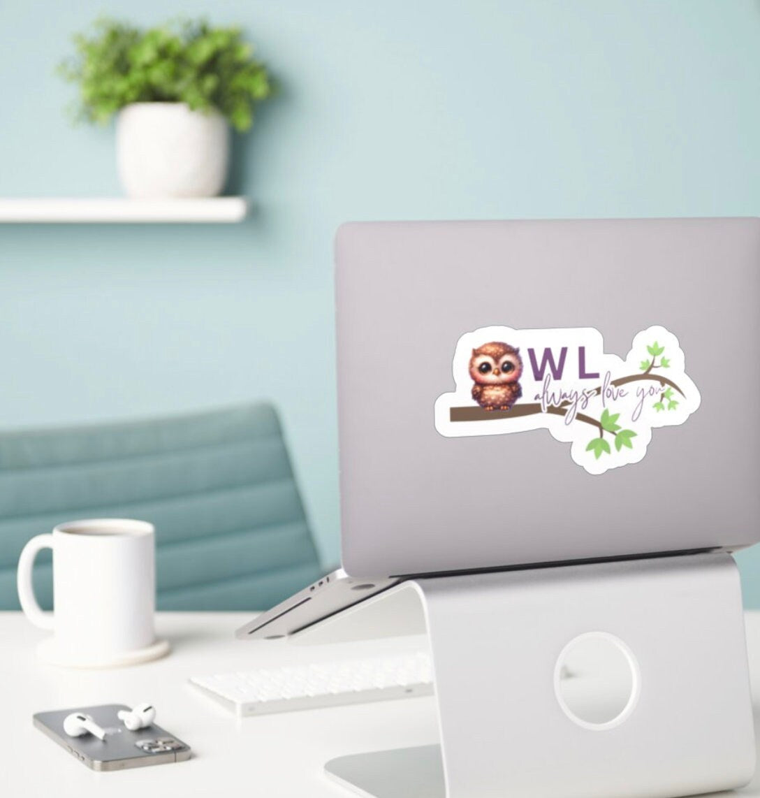 Adorable SVG Owl Sticker Design - Perfect for Wall Art, Mugs & More!